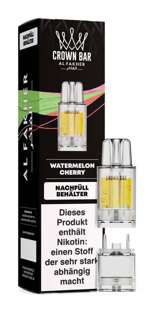 5x Al Fakher 12K PRO MAX Pod - Watermelon Cherry - 20mg Nikotingehalt