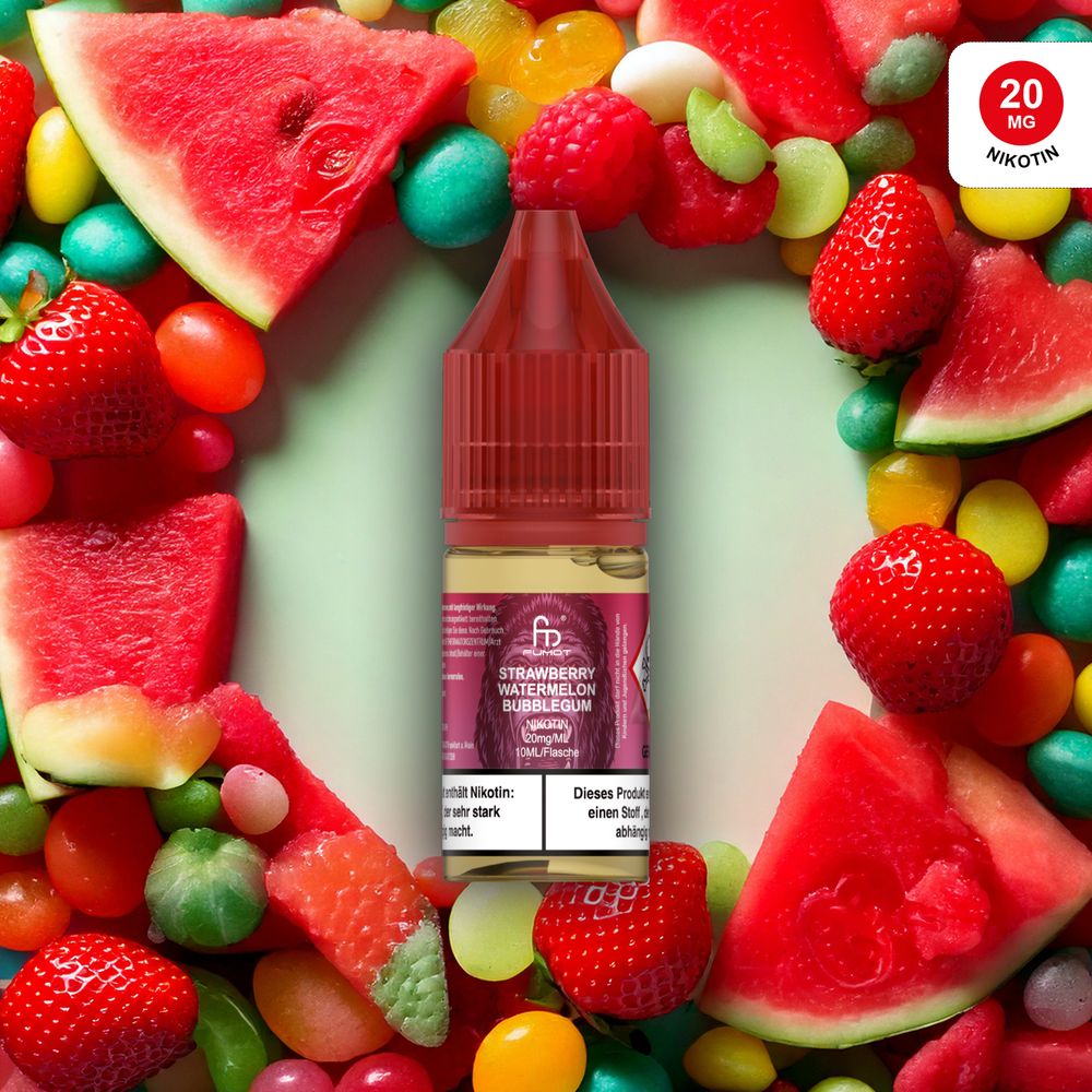 10x RandM Liquid - Strawberry Watermelon Bubblegum - 10ml