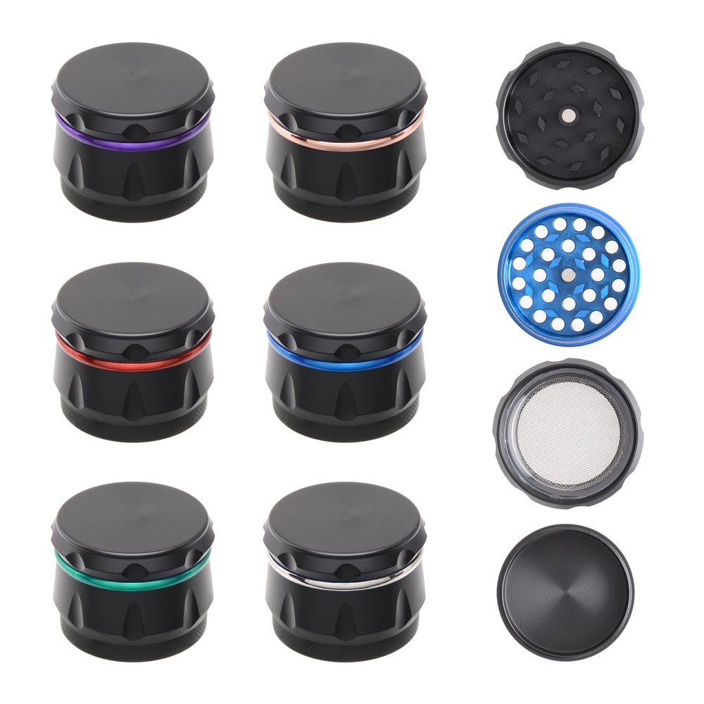6x Atomic Metall Grinder Color Ring