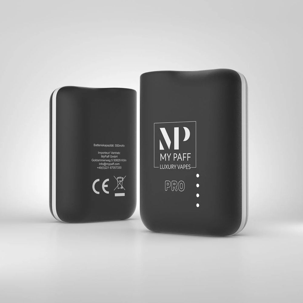 10x My Paff Pro Akkuträger - 550 mAh Battery - Farbe: Black