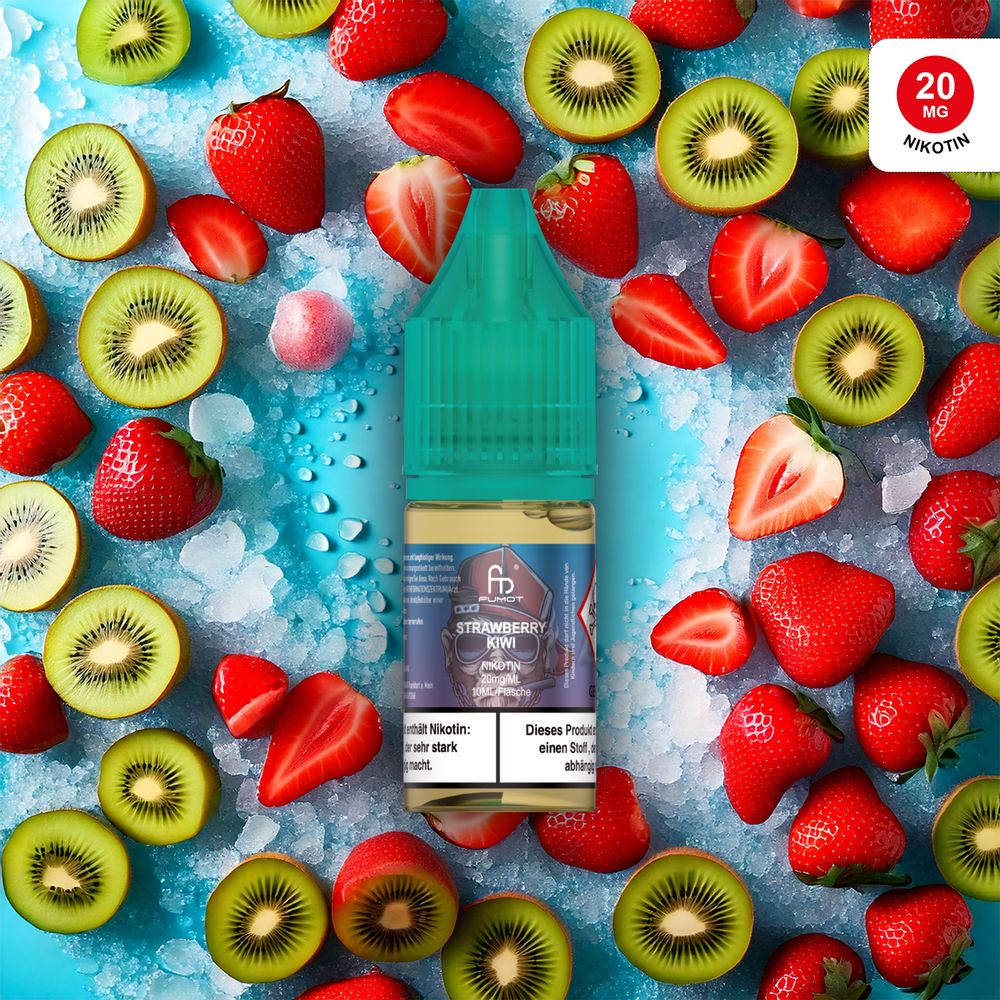 10x RandM Liquid - Strawberry Kiwi - 10ml