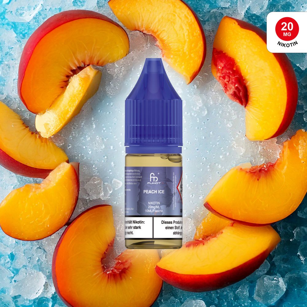 10x RandM Liquid - Peach Ice - 10ml