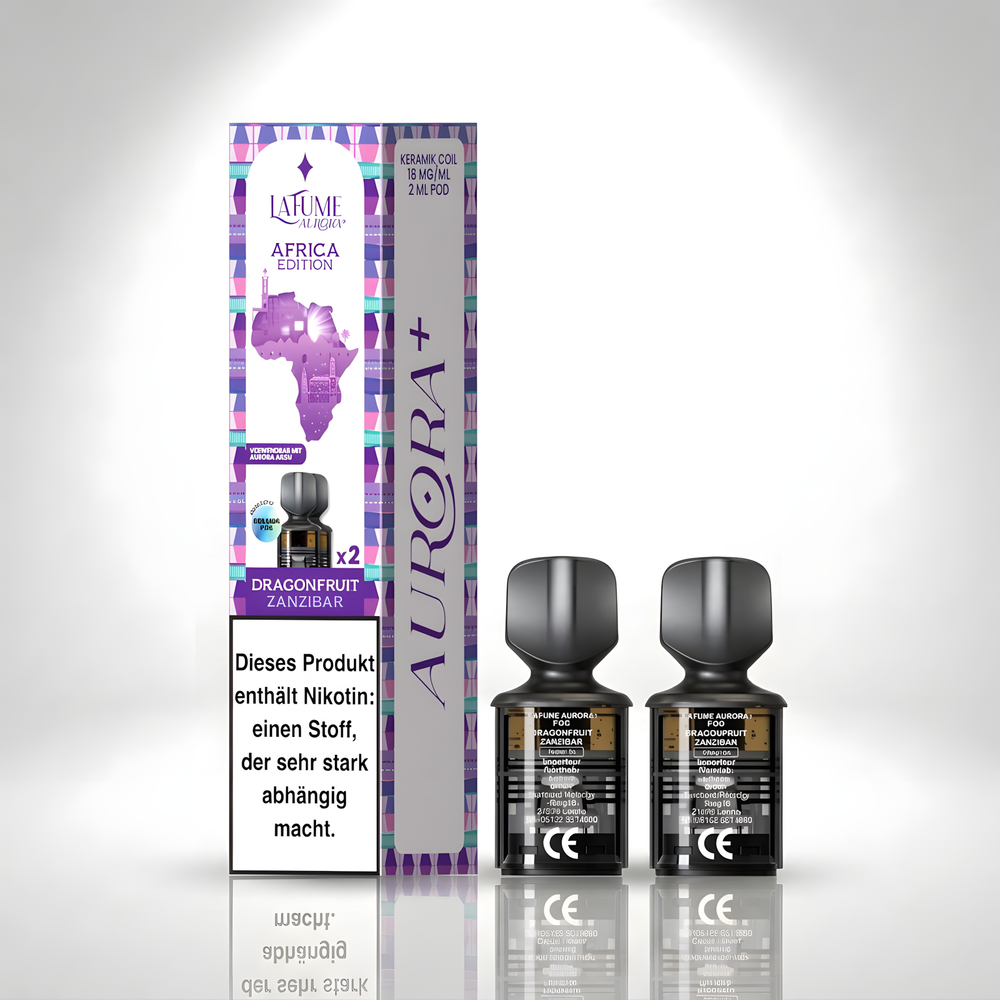 10x Lafume Aurora Pod - Dragonfruit Zanzibar 20mg Nikotin - 2er Pack