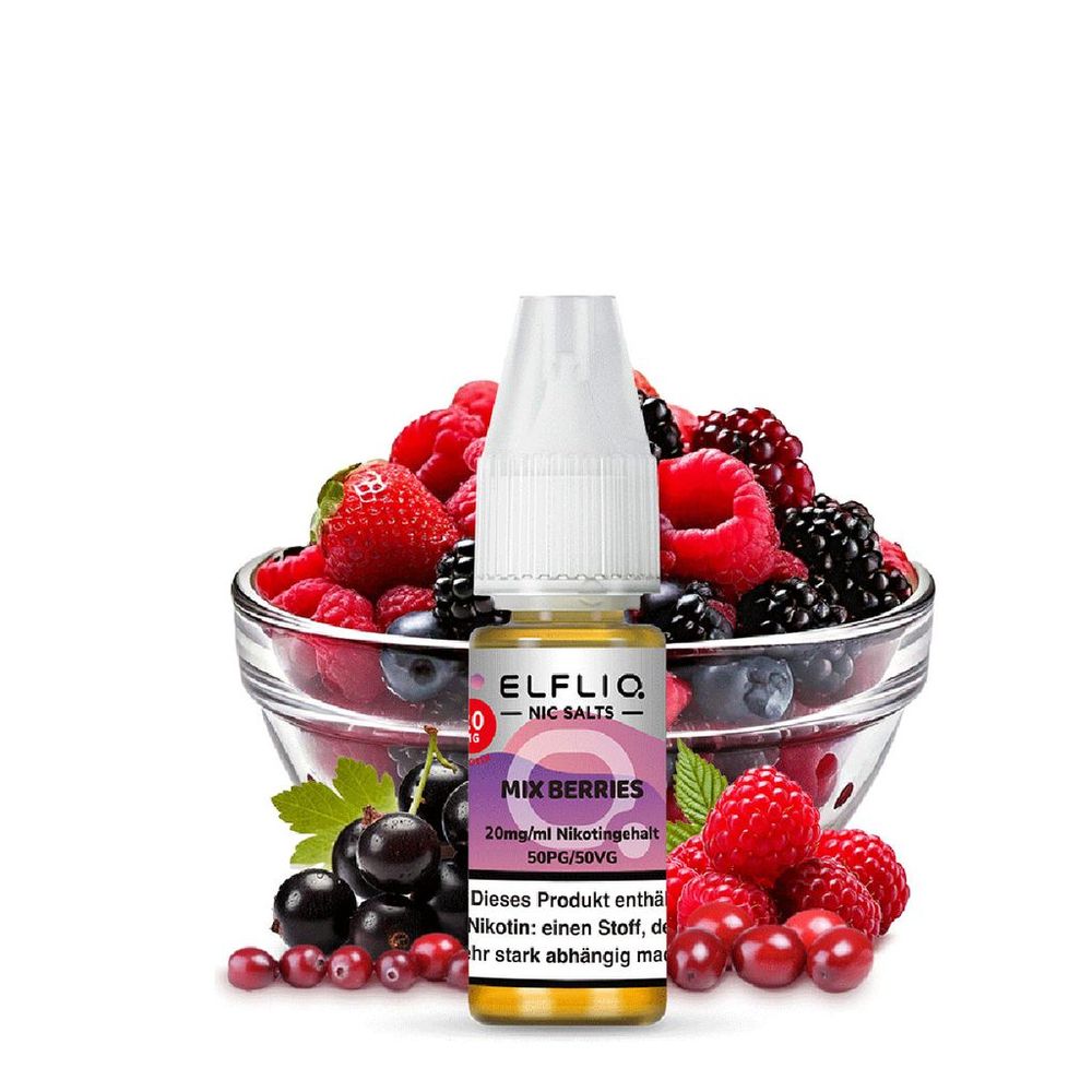 10x Liquid Mix Berries - Elfliq by Elf Bar