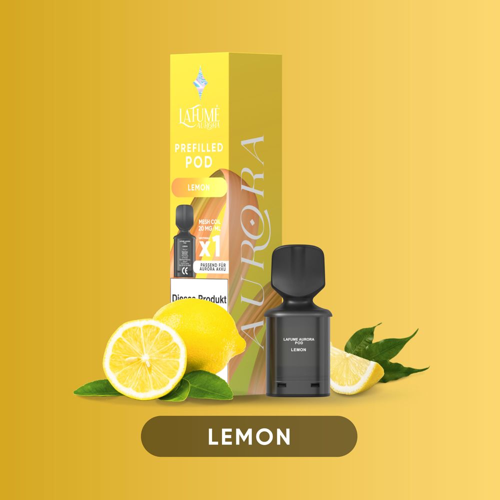 10x Lafume Aurora Pod - Lemon 20mg Nikotin