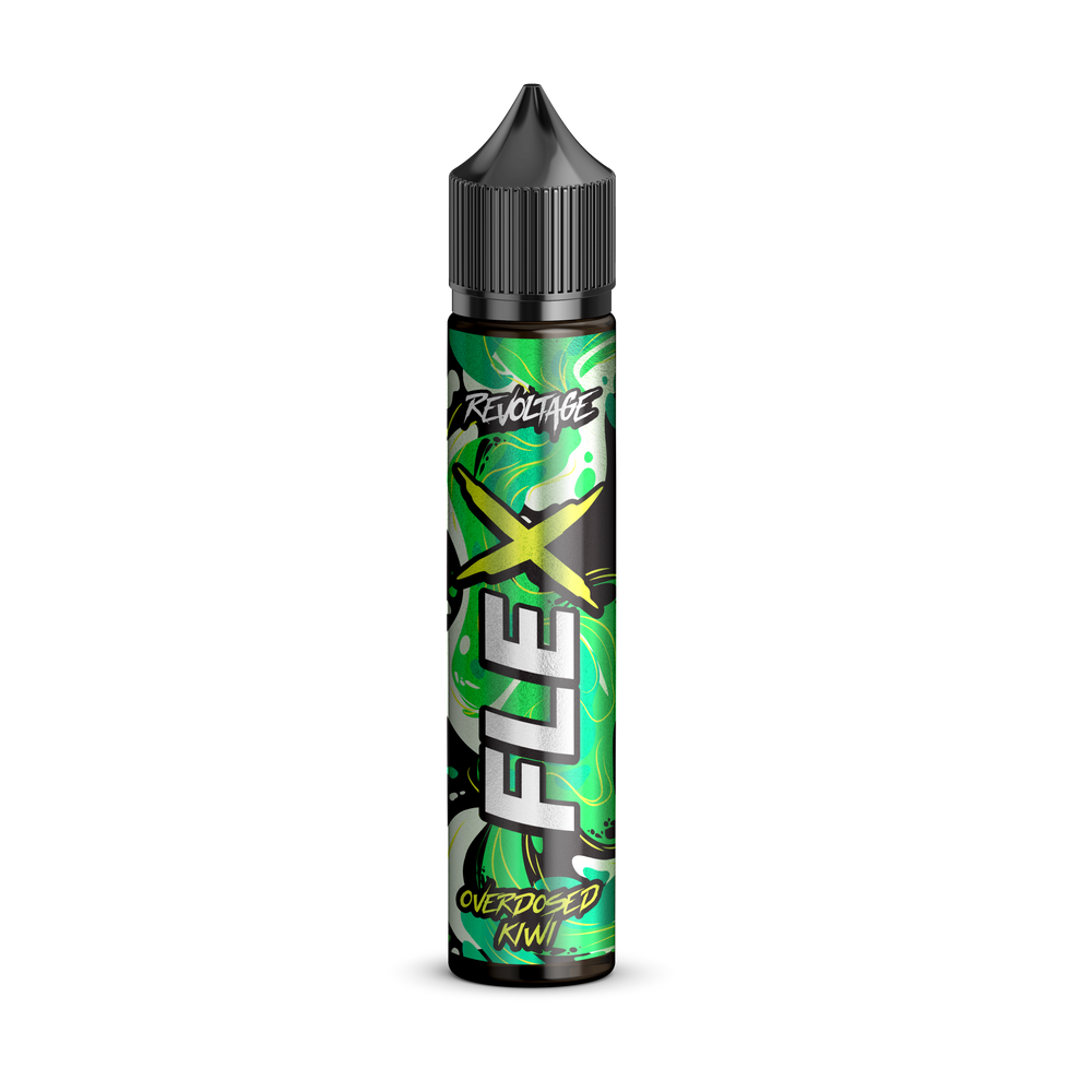 15x Revoltage FLEX Overdosed - Kiwi- 10ml Aroma