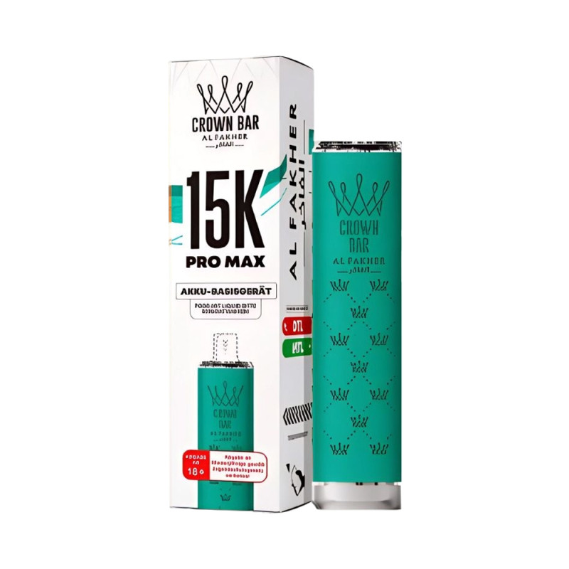 10x Al Fakher 15K PRO MAX Basisgerät - Farbe: Teal