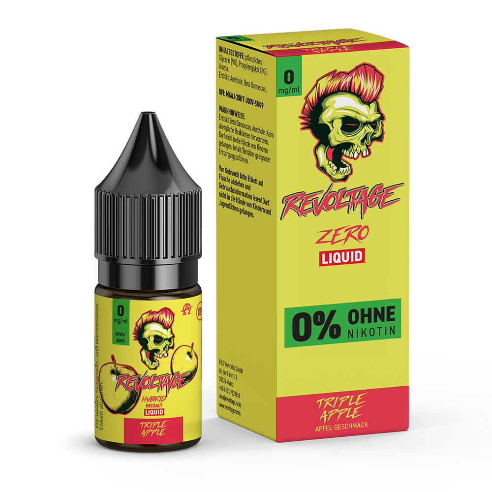 15x Revoltage - Triple Apple  - 10ml Nikotinsalz Liquid