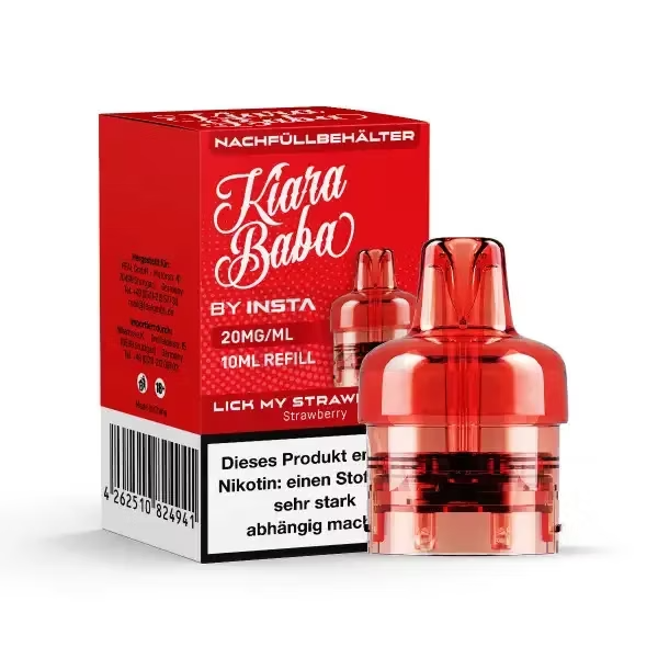 5x KIARABABA - 10ml Pod - Lick My Strawberry
