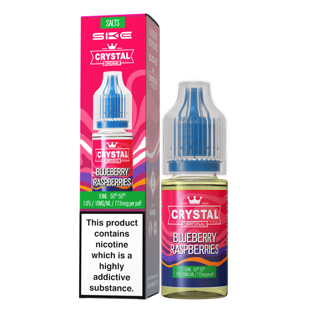 10x SKE Crystal Liquid - Blueberry Raspberries - 10ml Nikotinsalzliquid