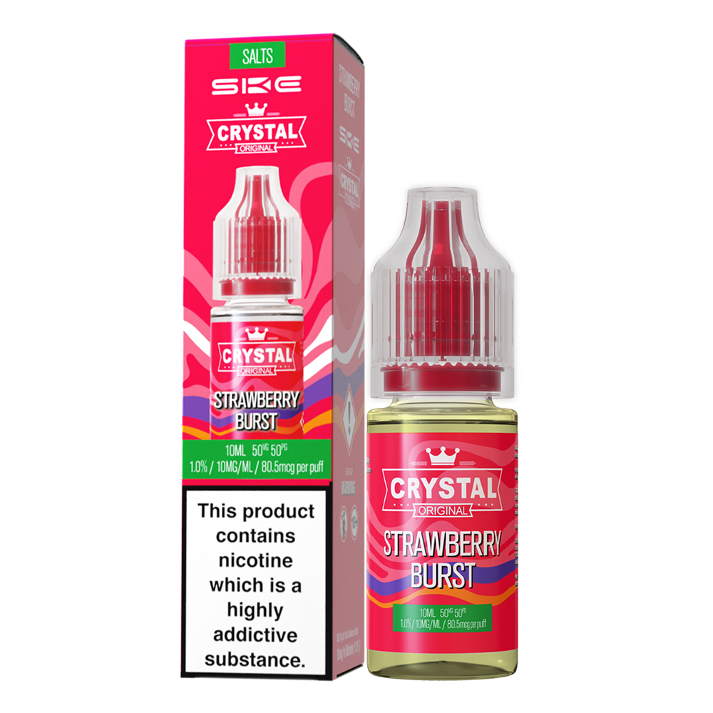 10x SKE Crystal Liquid - Strawberry Burst - 10ml Nikotinsalzliquid