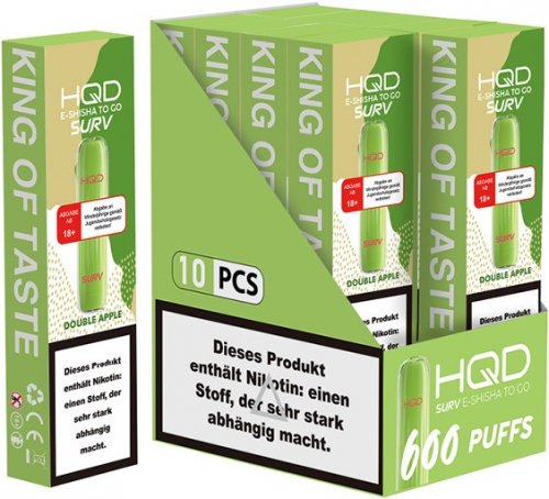 10 x HQD Surv - Double Apple