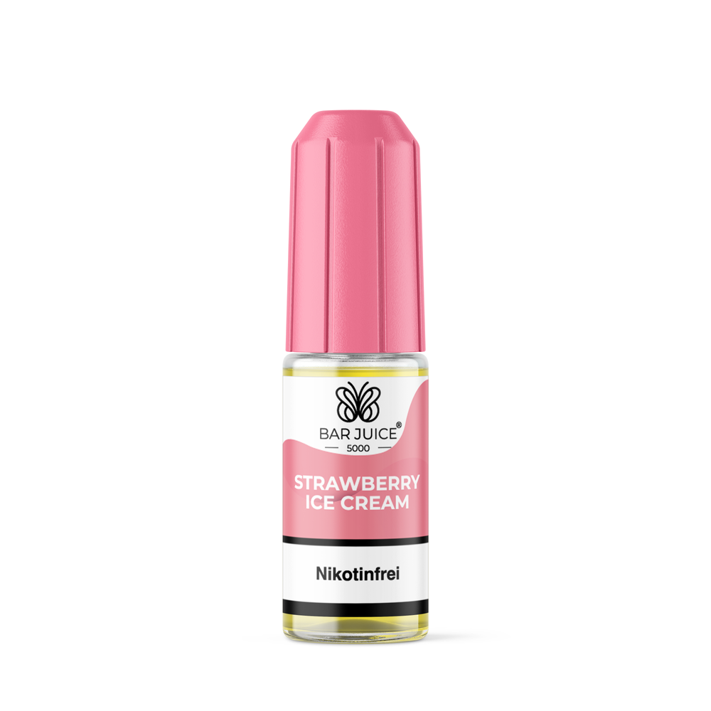 10x Bar Juice 5000 Strawberry Ice Cream Nikotinsalz Liquid 10 ml