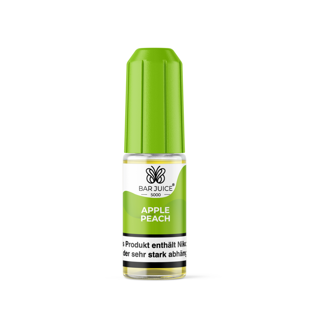 10x Bar Juice 5000 Apple Peach Nikotinsalz Liquid 10 ml