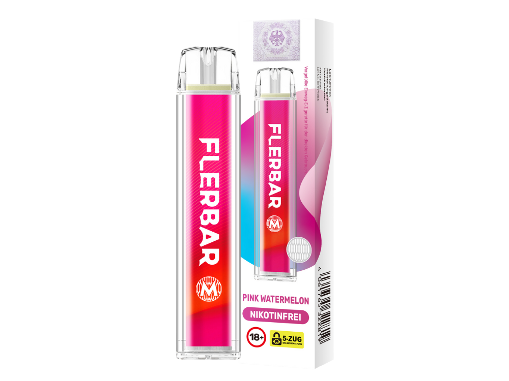 10x Flerbar M – Pink Watermelon 0mg Nikotin