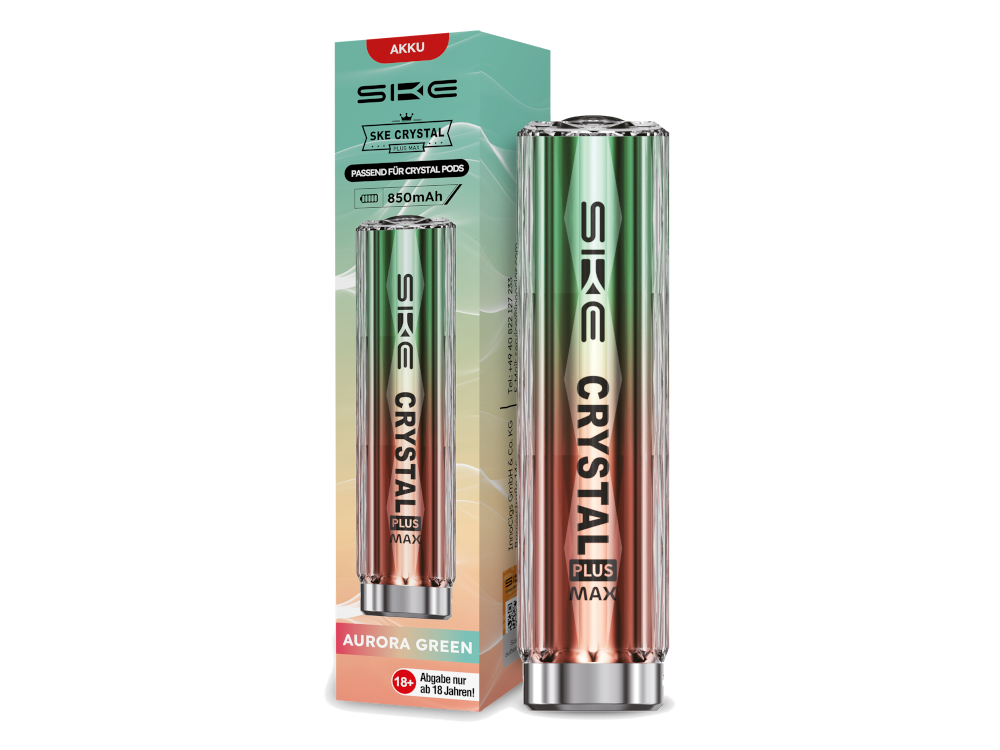 10x Crystal Plus MAX Akkuträger 850mAh