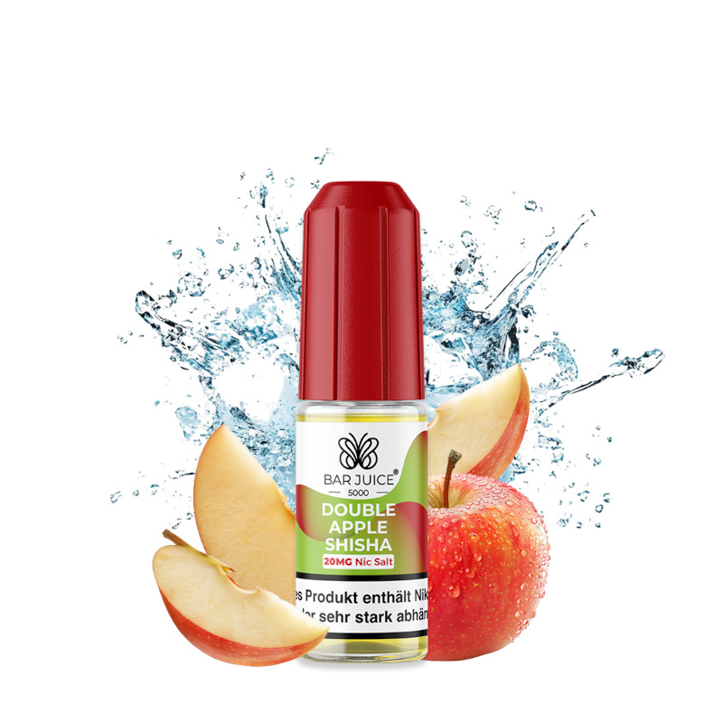 10x Bar Juice 5000 Nikotinsalz Liquid 10 ml Double Apple Shisha