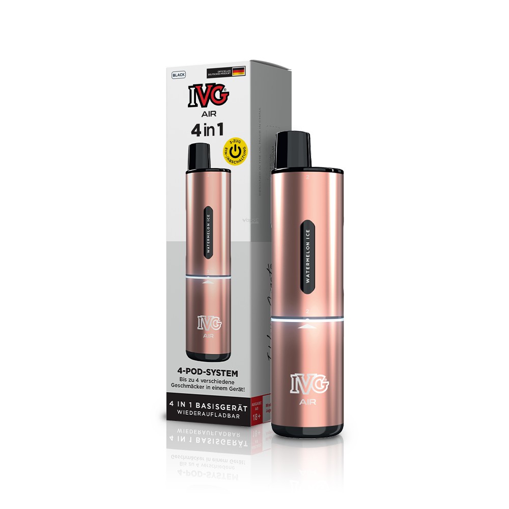 10x IVG Air 4in1 - 1100mAh Device - Farbe: Pink