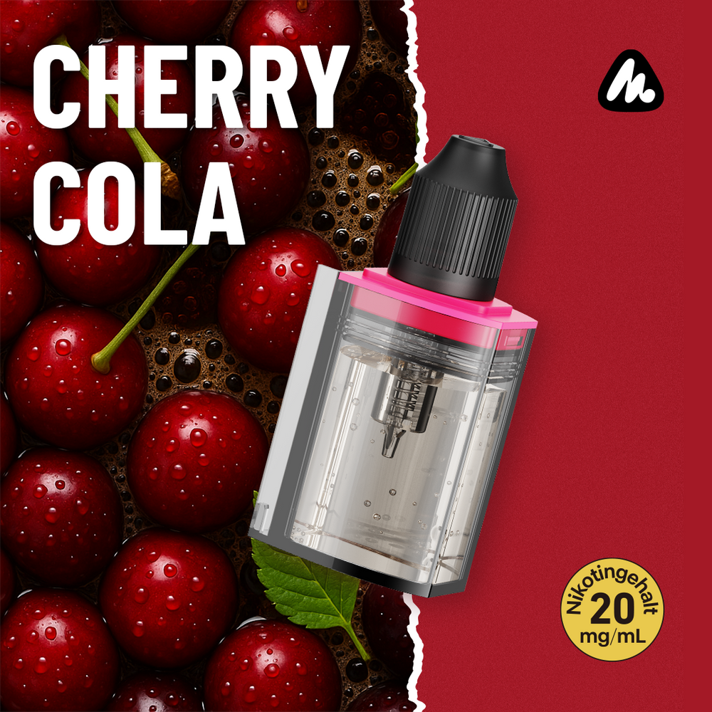5x Mevol S Refill Container - Cherry Cola - 20mg/ml - 10ml