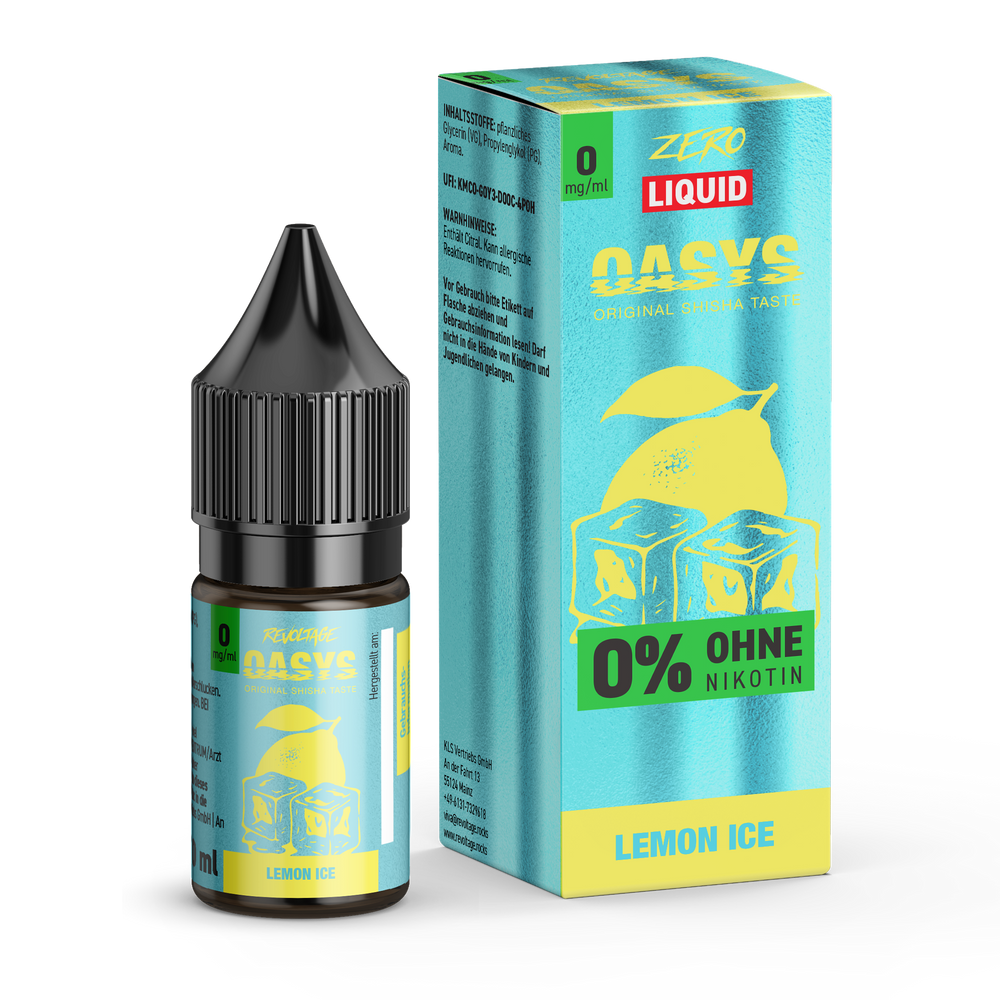 15x Revoltage OASYS Liquid - Lemon Ice - 10ml Nikotinsalz Liquid