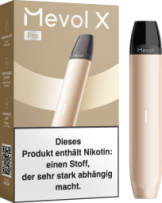 10x Mevol X Pro - 380 mAh - Akkuträger - Farbe: Gold