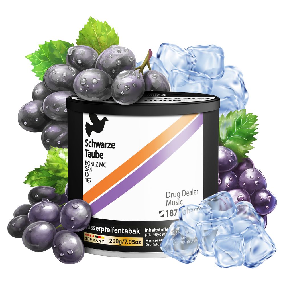 187 Tobacco - Schwarze Taube - 200g - 26,90€