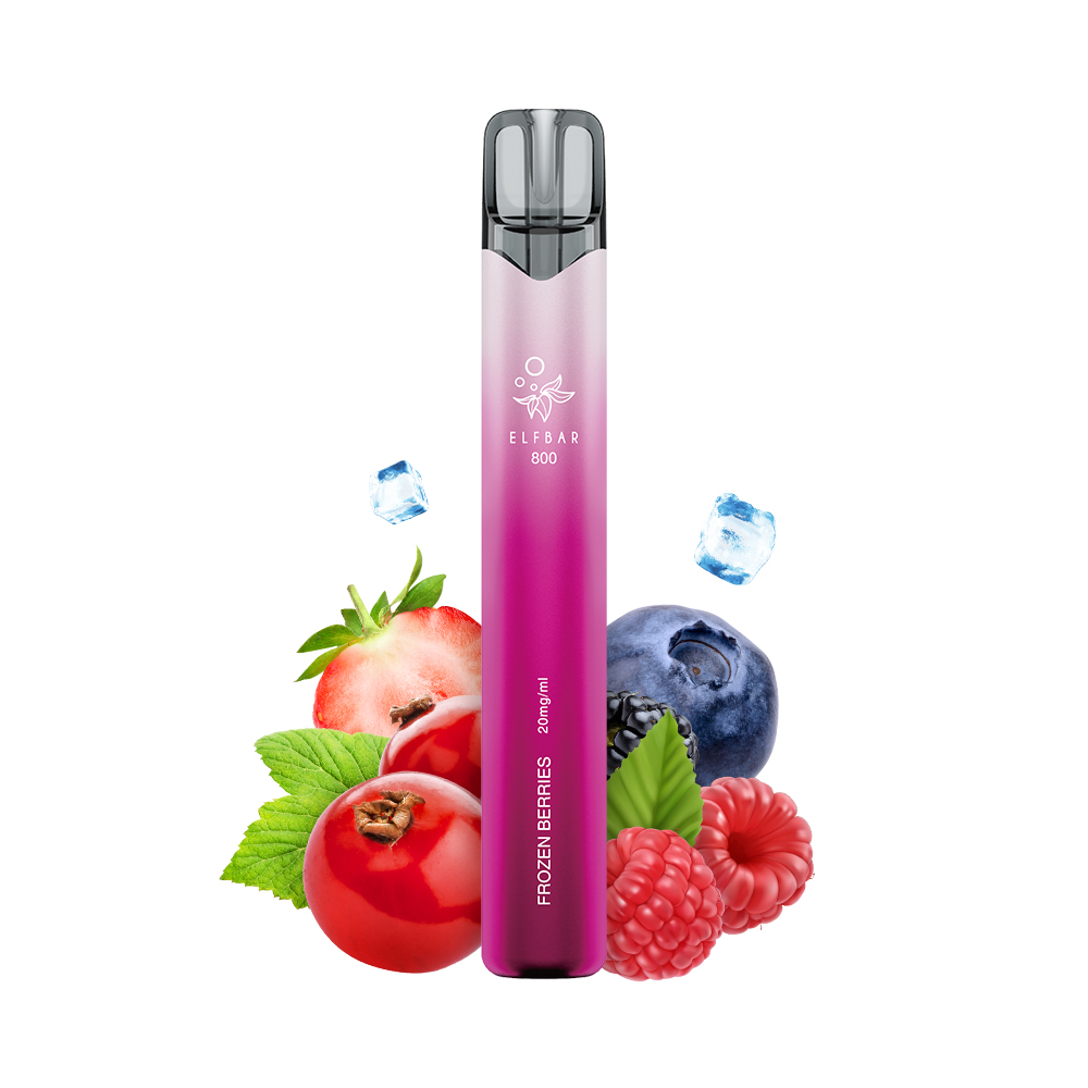 10x ELFBAR 800 Frozen Berries 20mg Nikotin