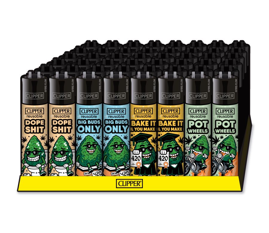 48x Clipper Reibrad Bud Buddies nachfüllbar