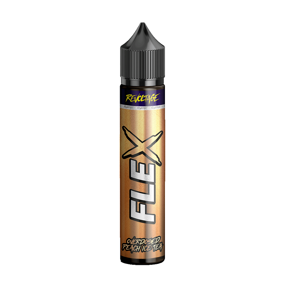 15x Revoltage FLEX Overdosed - Peach Ice Tea - 7ml Aroma