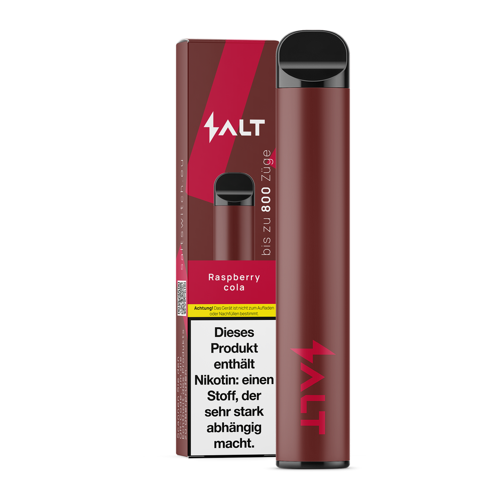 10x Salt Switch Raspberry Cola 20mg/ml Einweg E-Zigarette