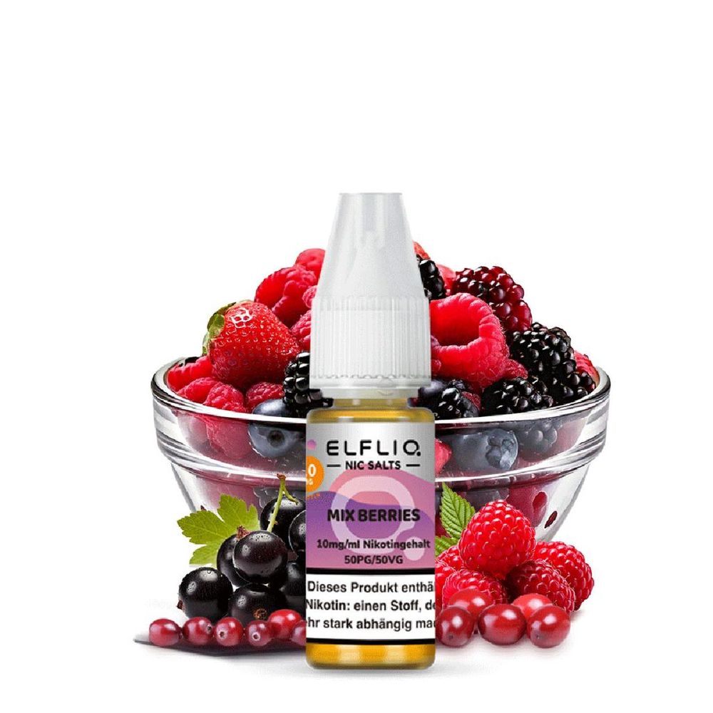 10x Liquid Mix Berries - Elfliq by Elf Bar