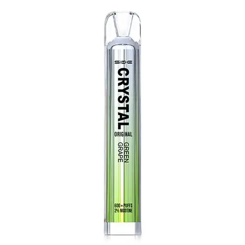 10 x SKE Crystal Bar 600 Green Grape 2% Nikotin