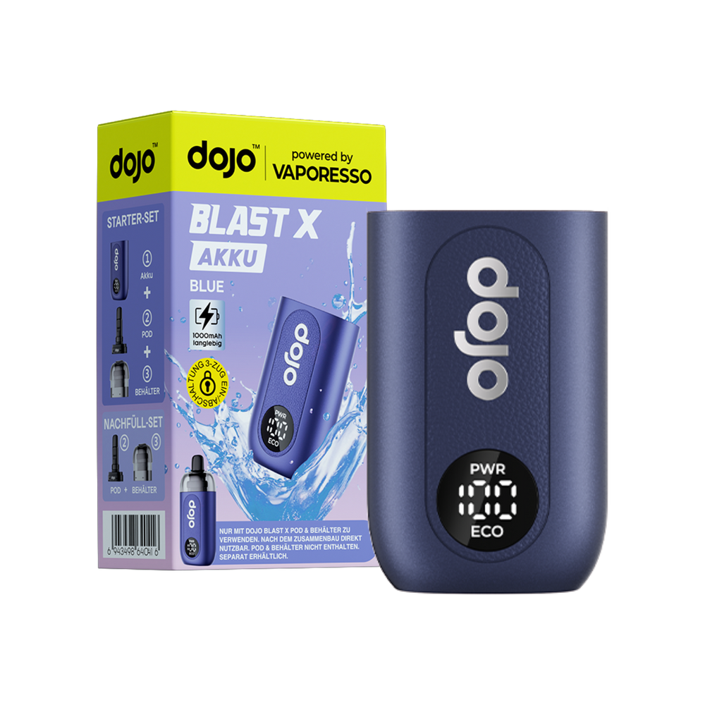 5x Dojo Blast Blue Akkuträger - 1000mAh