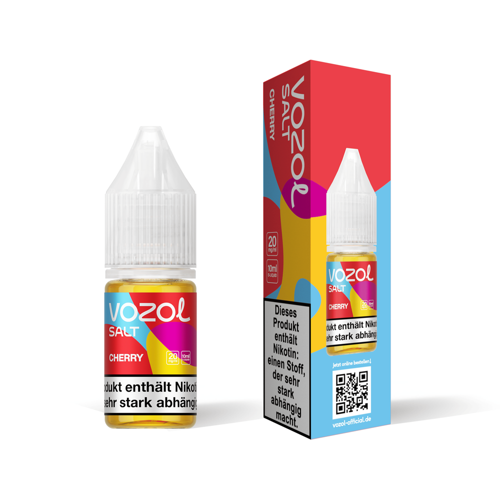 10x Vozol Liquid - Cherry - 10ml