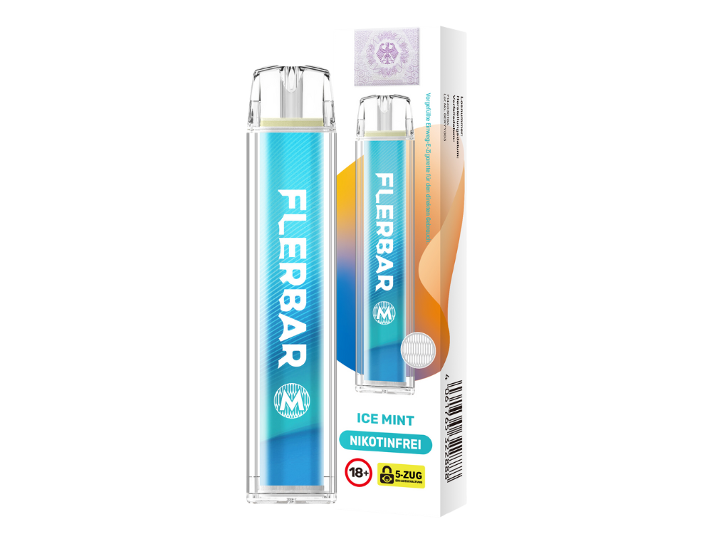 10x Flerbar M – Ice Mint 0mg Nikotin