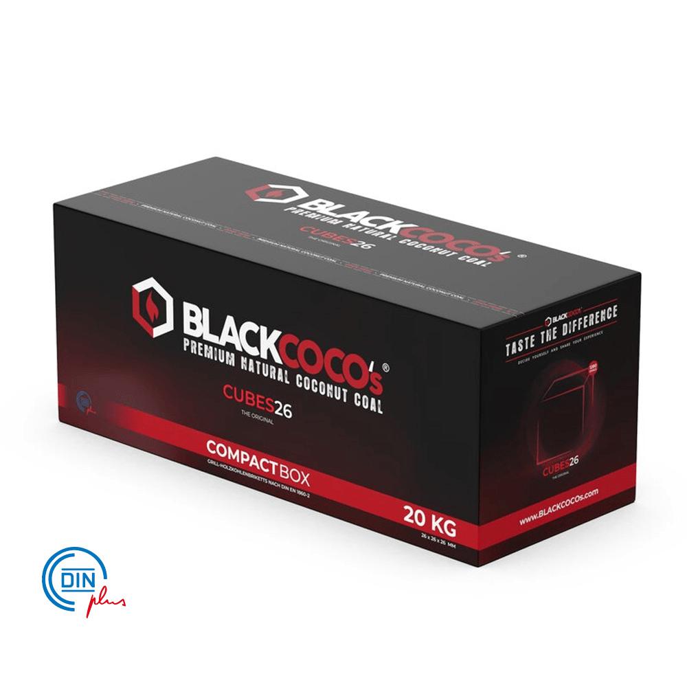 BLACKCOCO - Naturkohle - 20kg - 26 mm
