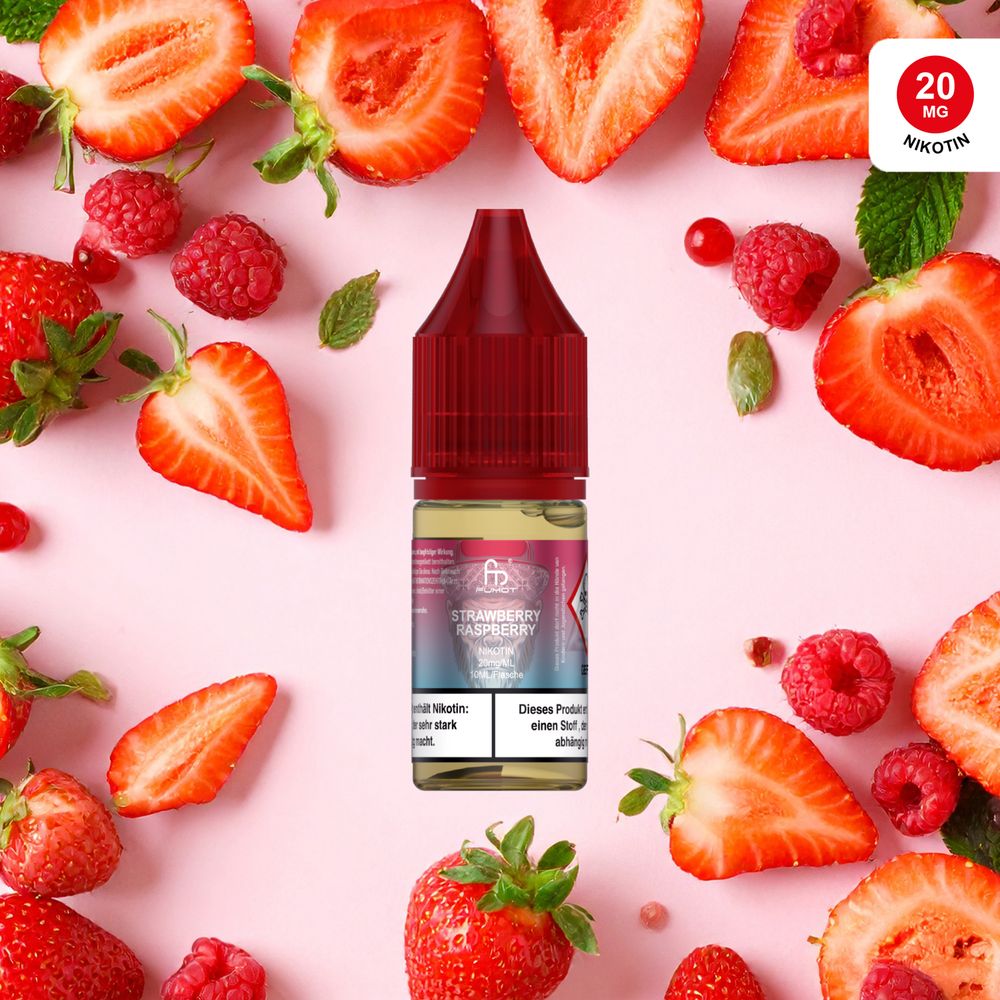 10x RandM Liquid - Strawberry Raspberry - 10ml