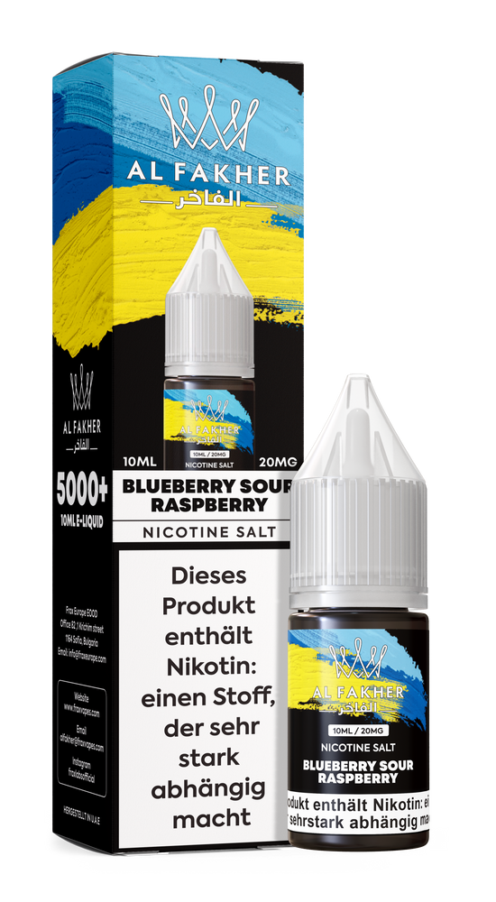10x Al Fakher Liquid - BLUEBERRY RASPBERRY