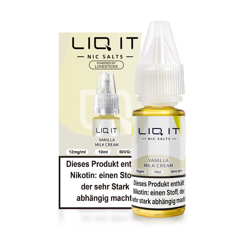 10x LIQ IT Liquid - Vanilla Milk Cream