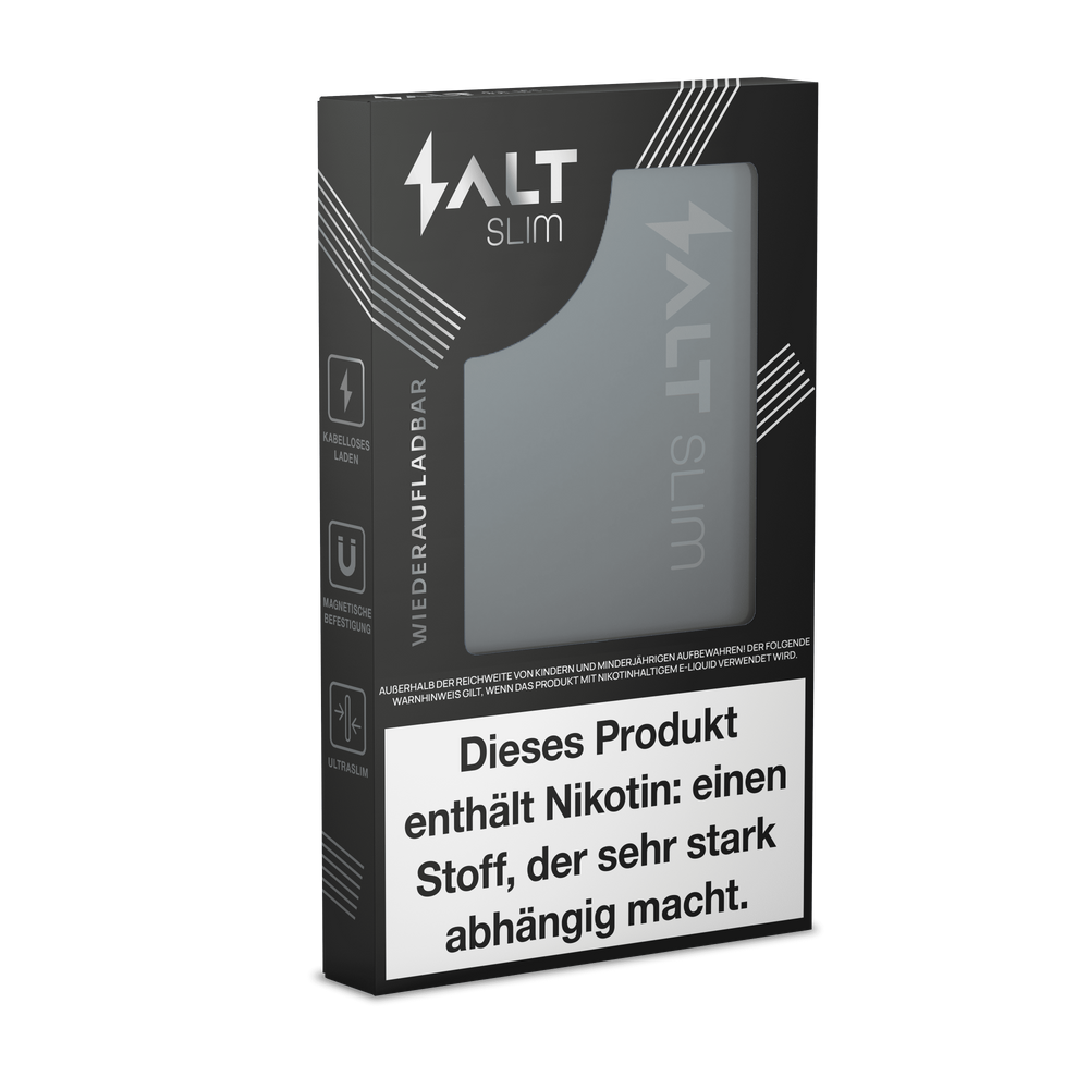 10x SALT Slim Akkuträger 550mAh Farbe: Black