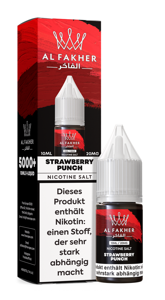 10x Al Fakher Liquid - STRAWBERRY PUNCH