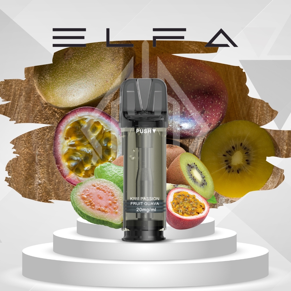 10x ELFBAR ELFA Kiwi Passion Fruit Guava 20mg Nikotin 2er Pack