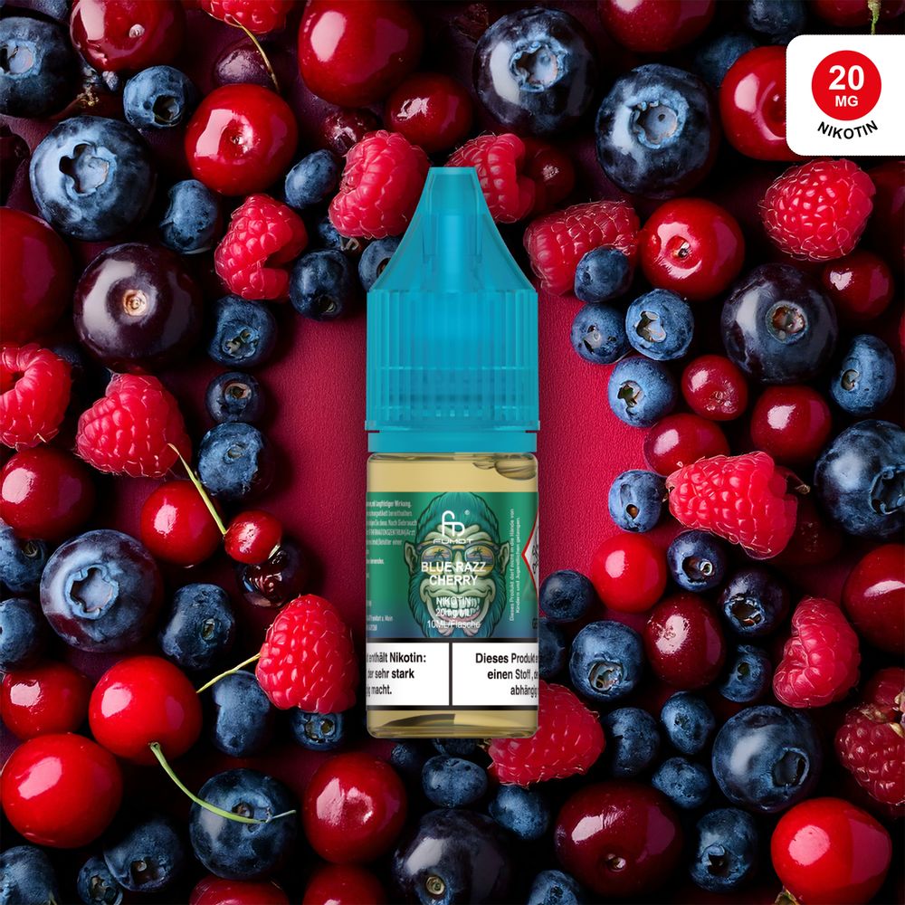 10x RandM Liquid - Blue Razz Cherry - 10ml