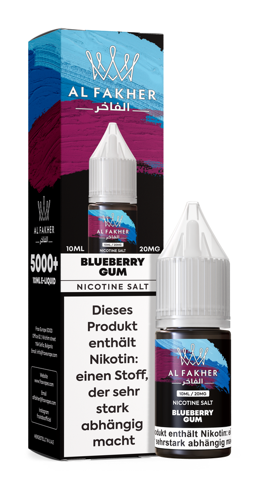 10x Al Fakher Liquid - BLUEBERRY GUM