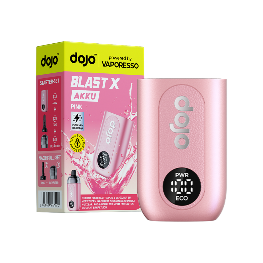 5x Dojo Blast Pink Akkuträger - 1000mAh
