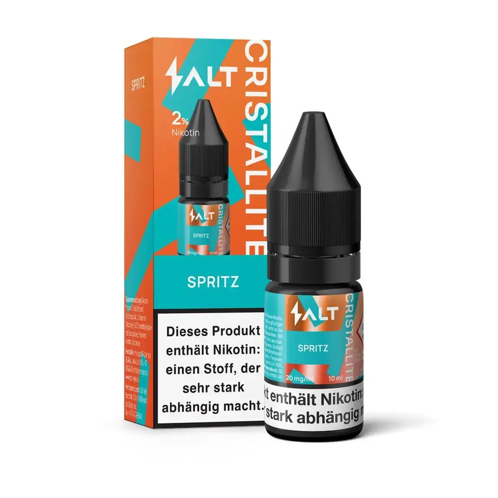10x Salt Cristallite Liquid 10ml - Spritz - 20mg/ml Nikotinstärke