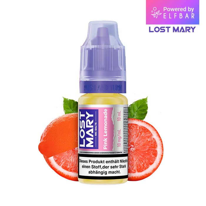 10x Elfbar Lost Mary Liquid Pink Lemonade 10ml
