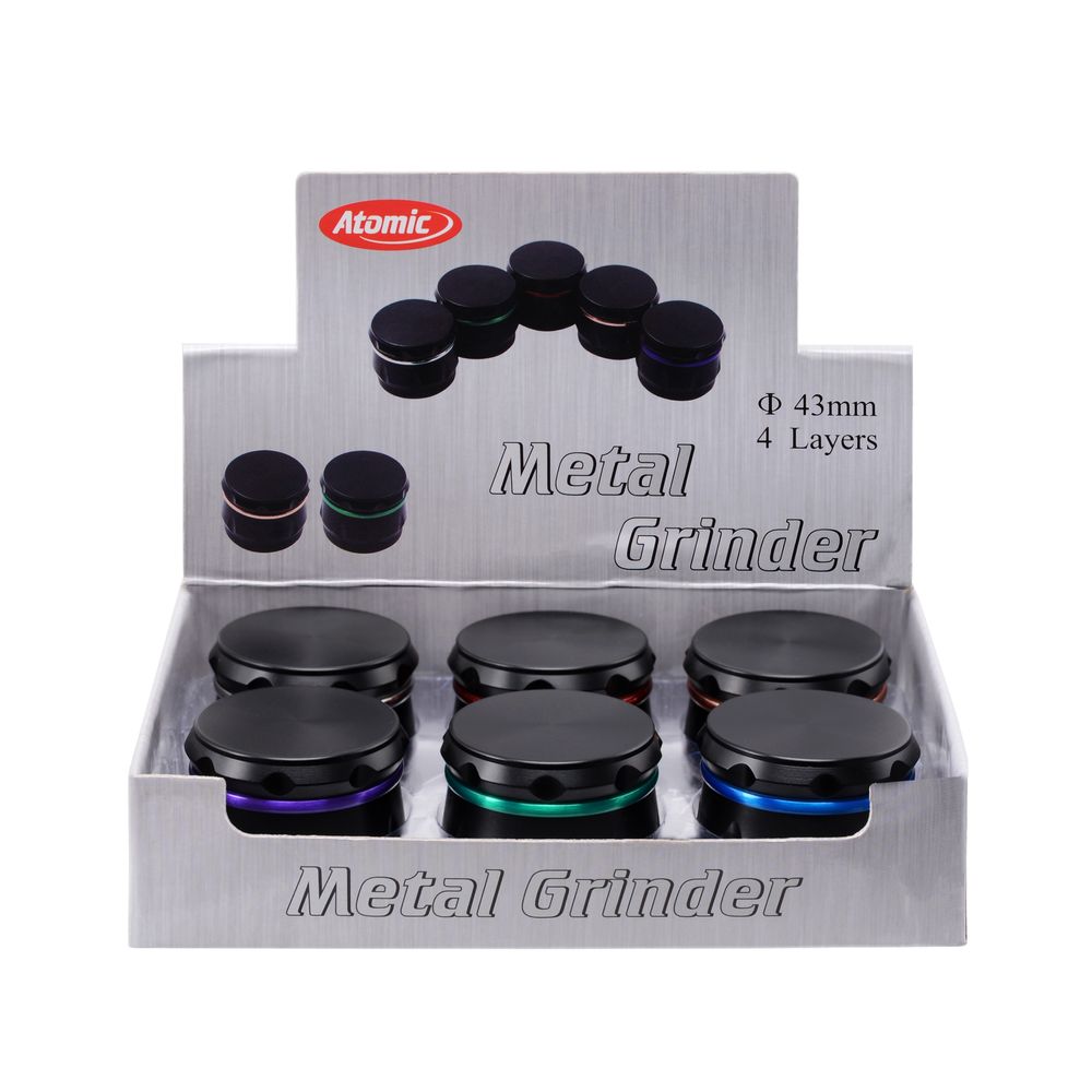 6x Atomic Metall Grinder Color Ring