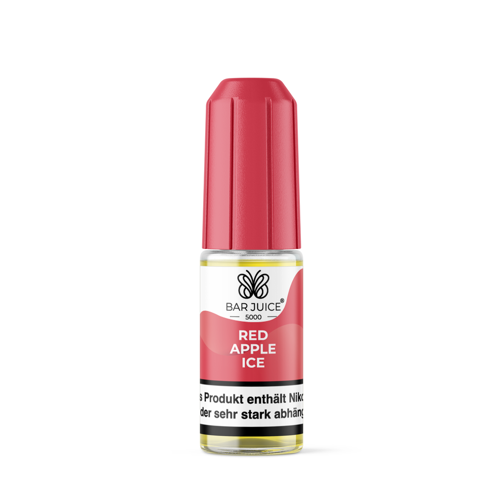 10x Bar Juice 5000 Red Apple Ice Nikotinsalz Liquid 10 ml