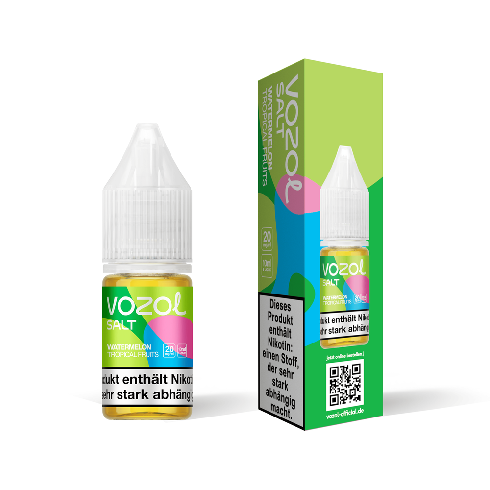 10x Vozol Liquid - Watermelon Tropical Fruits - 10ml